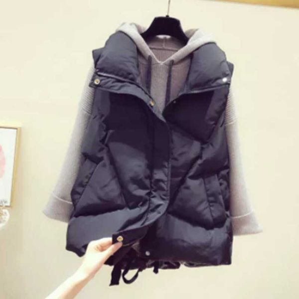 women's down & parkas 2021 autumn and winter women's sleeveless jacket short loose cotton bread women vest thick warm waistcoat, Black
women's down & parkas 2021 autumn and winter women's sleeveless jacket short loose cotton bread women vest thick warm waistcoat, Black