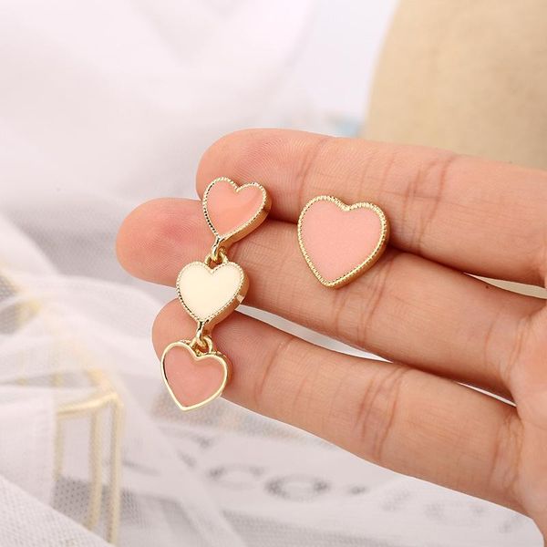 dangle & chandelier 2021 enamel pink color love heart drop earring for women girls simple asymmetrical statement wedding party jewelry, Silver
dangle & chandelier 2021 enamel pink color love heart drop earring for women girls simple asymmetrical statement wedding party jewelry, Silver