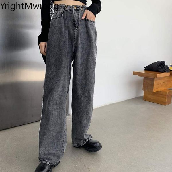 loose adjustable high waist wide leg straight jeans trouser women boyfriend fashion vintage baggy long denim pant patchwork slim women', Blue
loose adjustable high waist wide leg straight jeans trouser women boyfriend fashion vintage baggy long denim pant patchwork slim women', Blue