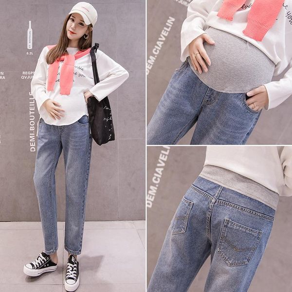 5095# 2021 spring denim maternity straight jeans elastic waist belly casual pants for pregnant women pregnancy trousers bottoms, White
5095# 2021 spring denim maternity straight jeans elastic waist belly casual pants for pregnant women pregnancy trousers bottoms, White