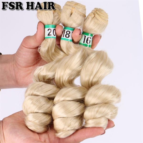 human ponytails fsr 16 18 20 inch 3 pcs/lot loose wave hair weaving 613# double weft synthetic extensions, Black
human ponytails fsr 16 18 20 inch 3 pcs/lot loose wave hair weaving 613# double weft synthetic extensions, Black