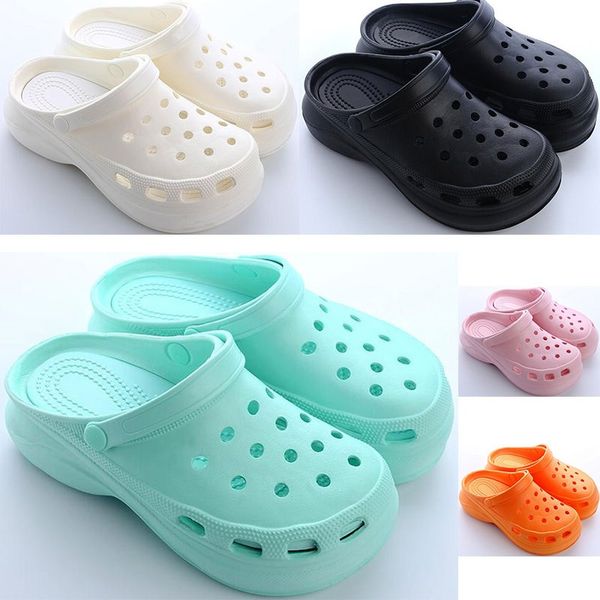 womens summer thick-soled hole shoes ladies height increase shoe black white orange pink girls women beach classic sandals slippers twenty s
womens summer thick-soled hole shoes ladies height increase shoe black white orange pink girls women beach classic sandals slippers twenty s