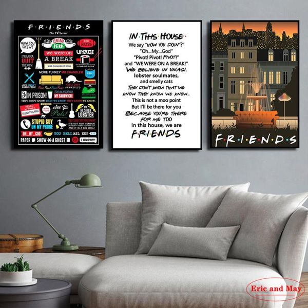 paintings friends tv show poster quotes canvas art painting print central perk wall pictures dormitory bedroom decor
paintings friends tv show poster quotes canvas art painting print central perk wall pictures dormitory bedroom decor