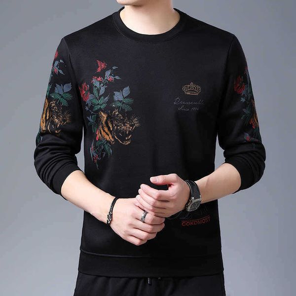 clothes autumn men's tracksuits round collar fashion brand for young bottoming shirt sports casual long sleeve bee printed sweater, Gray
clothes autumn men's tracksuits round collar fashion brand for young bottoming shirt sports casual long sleeve bee printed sweater, Gray