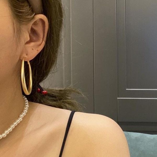 hoop & huggie woman trendy jewelry earring metal alloy plating big circle ear cuffs gothic style accessories simplicity women's earring, Golden;silver
hoop & huggie woman trendy jewelry earring metal alloy plating big circle ear cuffs gothic style accessories simplicity women's earring, Golden;silver