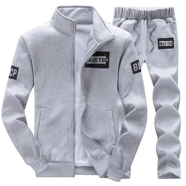 tracksuit men 2021brand clothing sweat homme slim fleece men's sportswear hoodie sweatshirt moletons masculino asian size tracksuits, Gray
tracksuit men 2021brand clothing sweat homme slim fleece men's sportswear hoodie sweatshirt moletons masculino asian size tracksuits, Gray