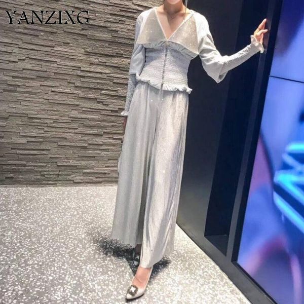 two piece dress 2021 autumn and winter products fashion overweight work bright waist shirt + high wide leg pants suit l773, White
two piece dress 2021 autumn and winter products fashion overweight work bright waist shirt + high wide leg pants suit l773, White