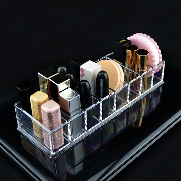 transparent 8 grids acrylic makeup cosmetic lipstick holder jewellery display rack nail polish organizer bathroom storage case boxes & bins
transparent 8 grids acrylic makeup cosmetic lipstick holder jewellery display rack nail polish organizer bathroom storage case boxes & bins