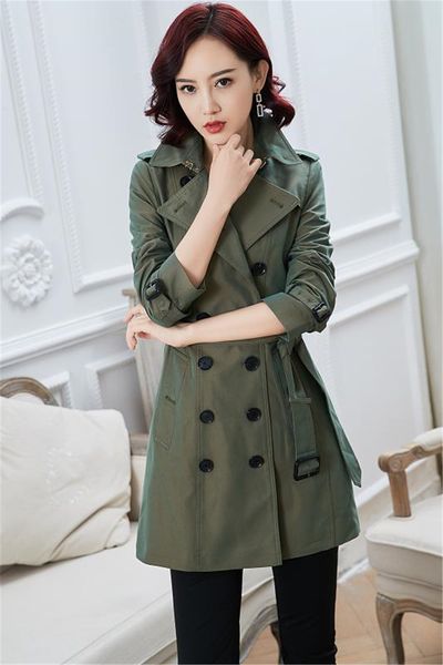 women's trench coats long classic windbreaker waterproof british high-end english style autumn winter gabadian solid color size coat a9, Tan;black
women's trench coats long classic windbreaker waterproof british high-end english style autumn winter gabadian solid color size coat a9, Tan;black