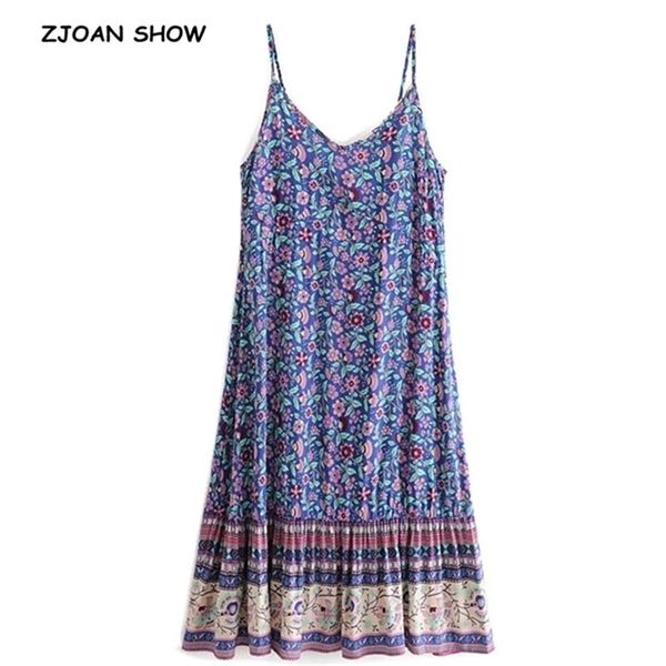 bohemia location blue floral print sling swing dress holiday beach woman ethnic backless loose long summer dresses vestidos 210429, Black;gray
bohemia location blue floral print sling swing dress holiday beach woman ethnic backless loose long summer dresses vestidos 210429, Black;gray