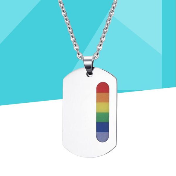 pendant necklaces rainbow stainless steel creative necklace jewelry for man woman decoration (with chain), Silver
pendant necklaces rainbow stainless steel creative necklace jewelry for man woman decoration (with chain), Silver