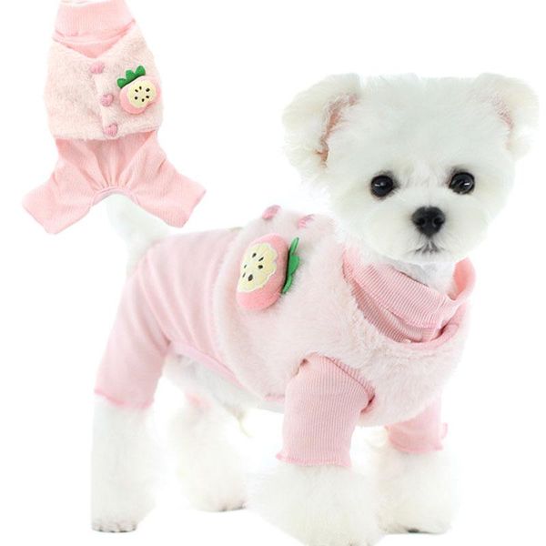 dog apparel 2pcs cute clothes winter puppy cat fake fur coat vest with fruit pink blue turtleneck pajamas jumpsuit jacket for pug xl
dog apparel 2pcs cute clothes winter puppy cat fake fur coat vest with fruit pink blue turtleneck pajamas jumpsuit jacket for pug xl