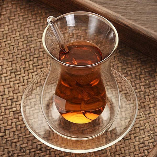beauty coffee cup with dish glass spoon set insulated double wall transparent black household tea 150ml wine glasses
beauty coffee cup with dish glass spoon set insulated double wall transparent black household tea 150ml wine glasses