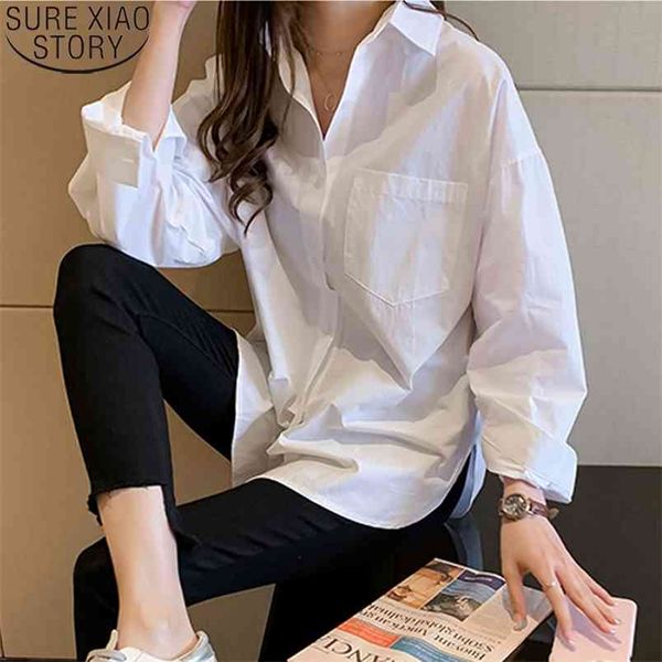 white long shirt women oversize blouse plus size 4xl loose temperament sleeve cotton bottoming casual 13038 210506
white long shirt women oversize blouse plus size 4xl loose temperament sleeve cotton bottoming casual 13038 210506