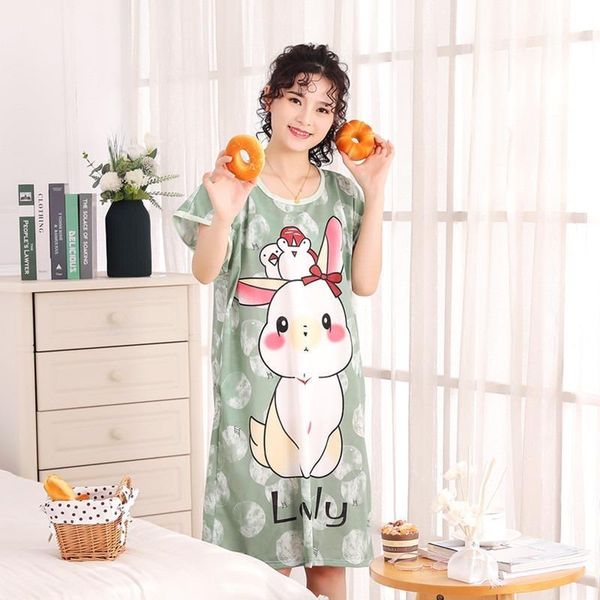 summer night womens sleepwears wear loose thin youth nightdress cartoon printed sleep casual girls students sleepwear loungewear, Black;red
summer night womens sleepwears wear loose thin youth nightdress cartoon printed sleep casual girls students sleepwear loungewear, Black;red