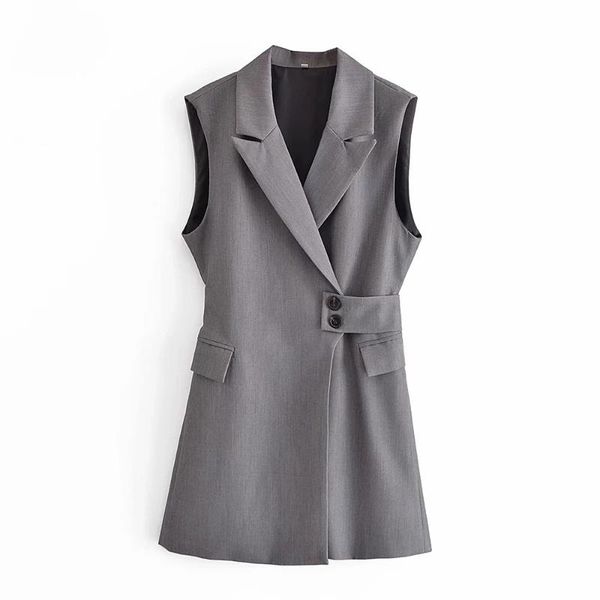 women's vests bbwm elegant women 2021 fashion gray vest coat office lady waistcoat vintage sleeveless outerwear female chic top, Black;white
women's vests bbwm elegant women 2021 fashion gray vest coat office lady waistcoat vintage sleeveless outerwear female chic top, Black;white