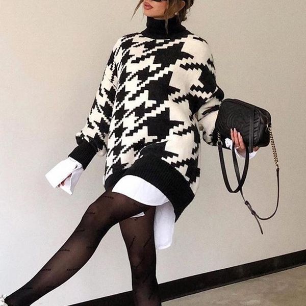 women's sweaters turtleneck loose sweater women knitted long sleeve autumn winter pullover lady korean fashion jumper casual vintage c, White;black
women's sweaters turtleneck loose sweater women knitted long sleeve autumn winter pullover lady korean fashion jumper casual vintage c, White;black