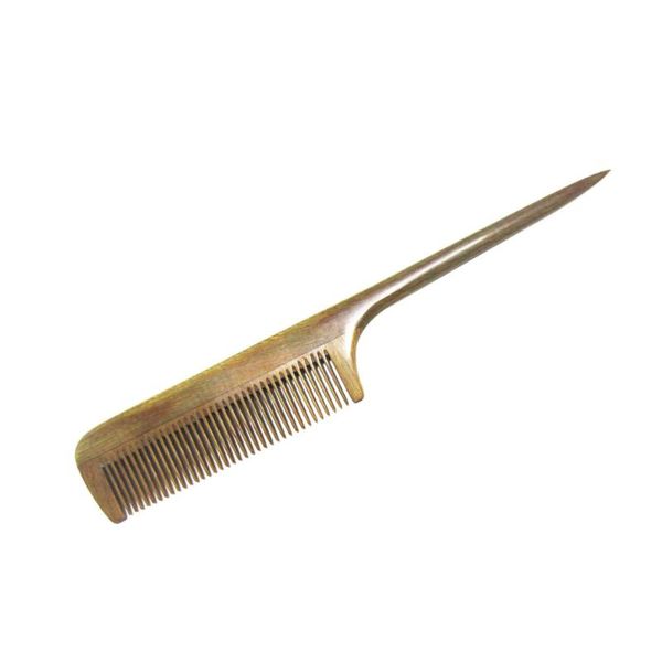 hair brushes green sandalwood comb wooden long handle pointed tail smoothing fine tooth, Silver
hair brushes green sandalwood comb wooden long handle pointed tail smoothing fine tooth, Silver