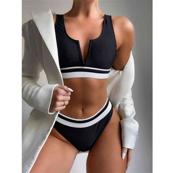 high waist bikini swimwear women bandeau swimsuit push up bathing suits summer beach wear swimming suit set 210619, White;black
high waist bikini swimwear women bandeau swimsuit push up bathing suits summer beach wear swimming suit set 210619, White;black