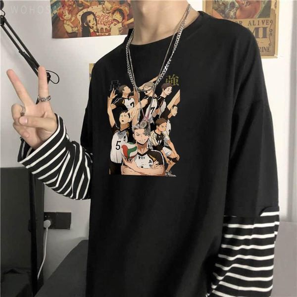 men's t-shirts japanese anime kotaru bokuto haikyuu men tshirt summer fashion streets volleyball clab long sleeve harajuku, White;black
men's t-shirts japanese anime kotaru bokuto haikyuu men tshirt summer fashion streets volleyball clab long sleeve harajuku, White;black