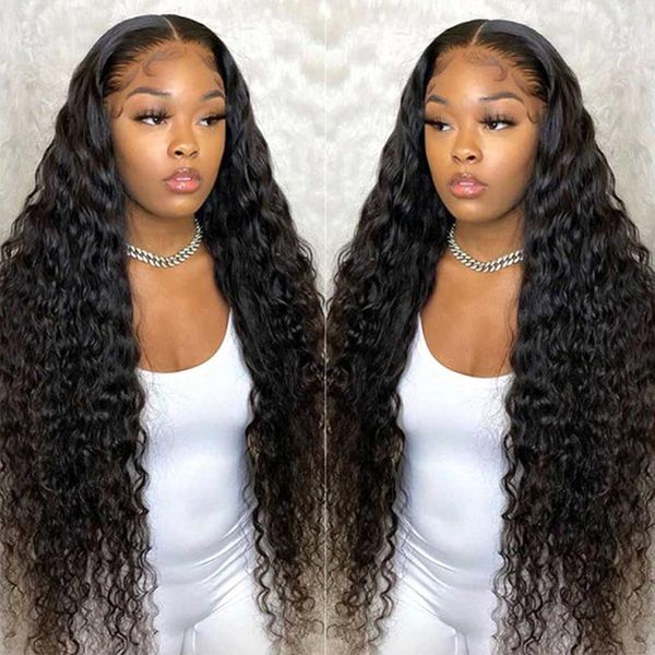 deep wave wig transparent lace frontal wigs 30 inch long t part brazilian wet and wavy curly front human hair, Black;brown
deep wave wig transparent lace frontal wigs 30 inch long t part brazilian wet and wavy curly front human hair, Black;brown