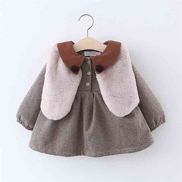 baby girls winter birthday dress long-sleeved floral plus velvet dress+fur vest 2pcs toddler clothes outfits 210528, Red;yellow
baby girls winter birthday dress long-sleeved floral plus velvet dress+fur vest 2pcs toddler clothes outfits 210528, Red;yellow