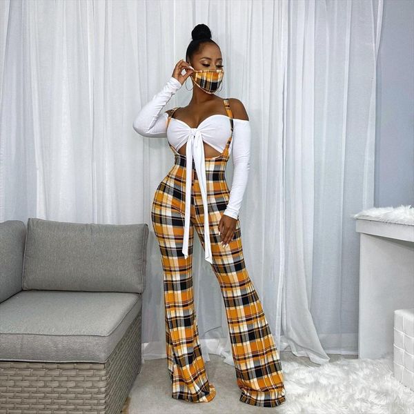 plaid two piece set womens rompers bodycon crop long sleeve bowknot romper pants autumn overalls suits, Black;white
plaid two piece set womens rompers bodycon crop long sleeve bowknot romper pants autumn overalls suits, Black;white