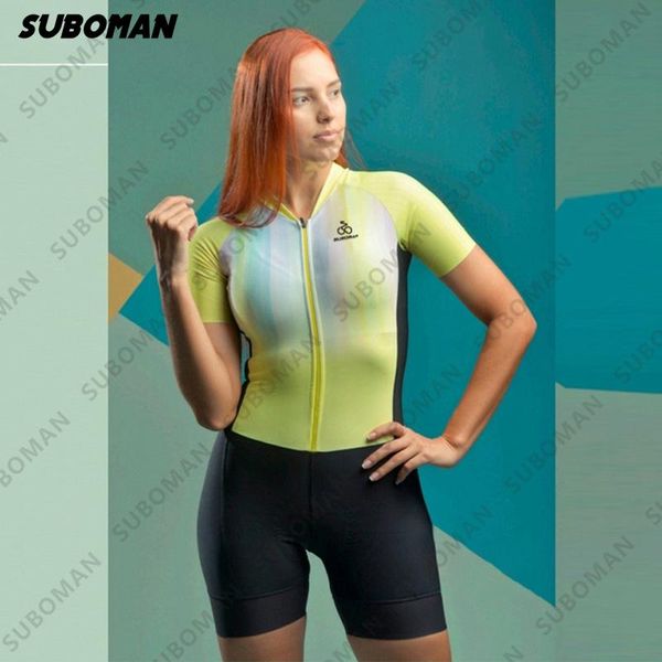 racing sets 2021 suboman team women's triathlon temperament short sleeve cycling jumpsuit jersey maillot ropa ciclismo bicycle clothing, Black;blue
racing sets 2021 suboman team women's triathlon temperament short sleeve cycling jumpsuit jersey maillot ropa ciclismo bicycle clothing, Black;blue