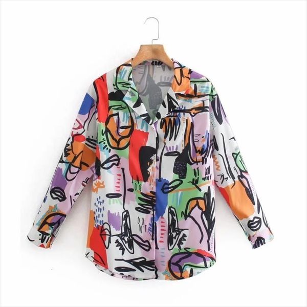 spring graffiti printing tailored women shirts collar long sleeve casual lady loose blusas s8633, White
spring graffiti printing tailored women shirts collar long sleeve casual lady loose blusas s8633, White