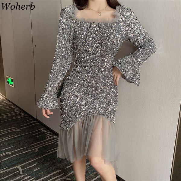 shinny sequined patch long sleeve party dress women square collar pencil dresses mesh split elegant bodycon vestidos 210417, Black;gray
shinny sequined patch long sleeve party dress women square collar pencil dresses mesh split elegant bodycon vestidos 210417, Black;gray