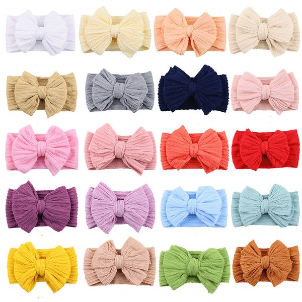 soft nylon jacquard hair accessories children's headbands baby super stretch bow girls big bows solid headwraps, Slivery;white
soft nylon jacquard hair accessories children's headbands baby super stretch bow girls big bows solid headwraps, Slivery;white