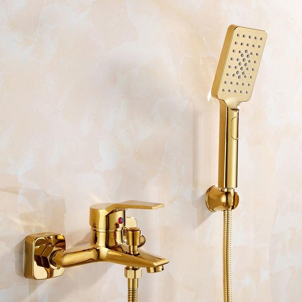 bathroom bathtub hand shower faucet wall mounted rain mixer tap golden antique copper and cold sets
bathroom bathtub hand shower faucet wall mounted rain mixer tap golden antique copper and cold sets