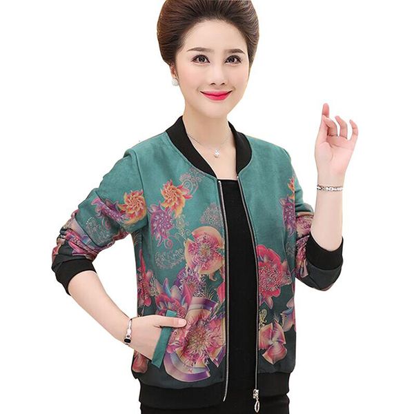 jackets spring autumn women basic jacket middle-aged plus size print female short coat loose thin outwear casual clothes, Black;brown
jackets spring autumn women basic jacket middle-aged plus size print female short coat loose thin outwear casual clothes, Black;brown