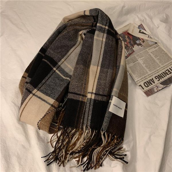 scarves winter plaid scarf for men and women with to keep warm korean fashion joker birthday gift, Blue;gray
scarves winter plaid scarf for men and women with to keep warm korean fashion joker birthday gift, Blue;gray