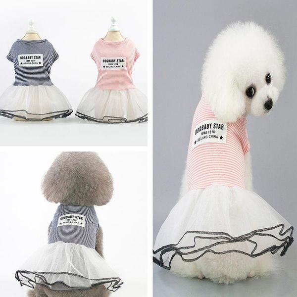 dog apparel stripe pet dress spring summer clothes dresses for small dogs chihuahua shih tzu clothing puppy cat skirt roupa cachorro
dog apparel stripe pet dress spring summer clothes dresses for small dogs chihuahua shih tzu clothing puppy cat skirt roupa cachorro