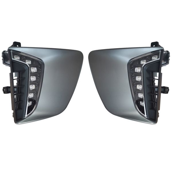 1pair car drl for hyundai ioniq 2017 2018 2019 2020 led fog lamp cover daytime running lights 12v daylight
1pair car drl for hyundai ioniq 2017 2018 2019 2020 led fog lamp cover daytime running lights 12v daylight