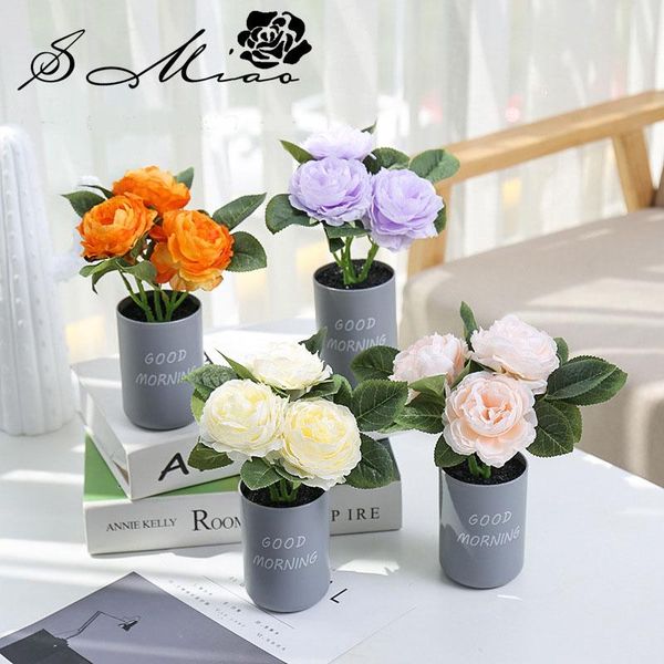 three heads of peony bonsai indoor product party scene small decorations simulation flowers decorative & wreaths
three heads of peony bonsai indoor product party scene small decorations simulation flowers decorative & wreaths