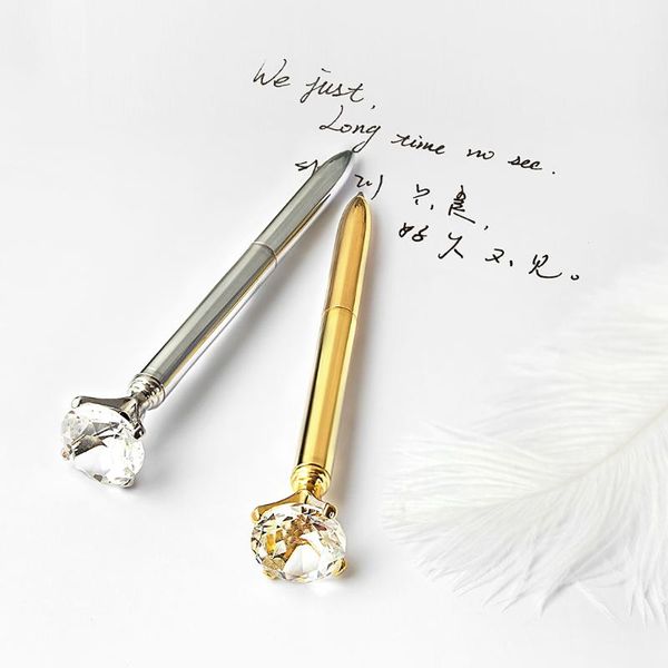 ballpoint pens tutu diamond rotating metal pen rose gold plating luxury black ink stationery ballpen h0202, Blue;orange
ballpoint pens tutu diamond rotating metal pen rose gold plating luxury black ink stationery ballpen h0202, Blue;orange