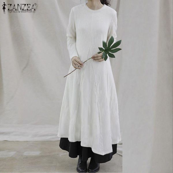 casual dresses plus size women autumn maxi sundress vintage long sleeve solid kaftan dress cotton linen vestidos robe 5xl, Black;gray
casual dresses plus size women autumn maxi sundress vintage long sleeve solid kaftan dress cotton linen vestidos robe 5xl, Black;gray