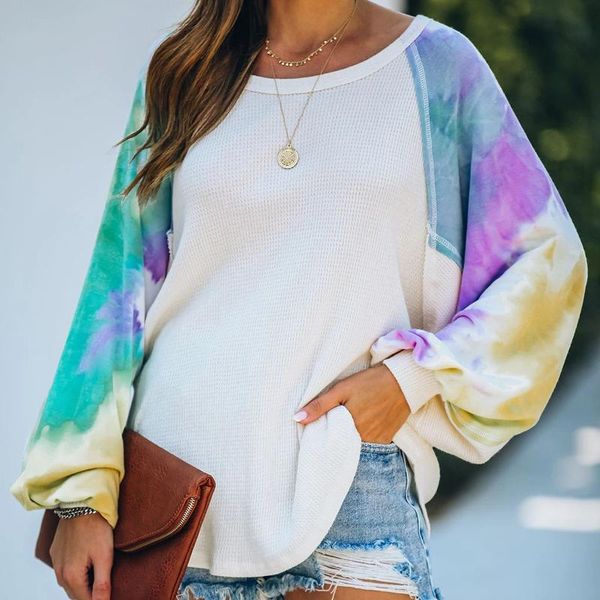 women's hoodies & sweatshirts autumn tie dye printed loose sweatshirt women o-neck long lantern sleeve patchwork pullovers female fashi, Black
women's hoodies & sweatshirts autumn tie dye printed loose sweatshirt women o-neck long lantern sleeve patchwork pullovers female fashi, Black