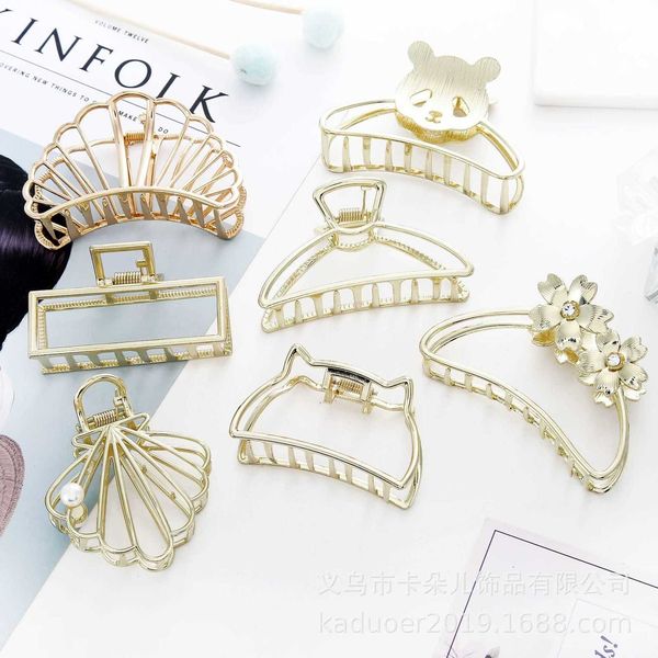 ins minimalist large metal bath grip pin versatile fashion headdrs hair accsori, Golden;silver
ins minimalist large metal bath grip pin versatile fashion headdrs hair accsori, Golden;silver
