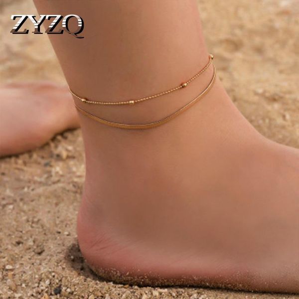 anklets zyzq trendy snake chain for women double layered beach accessories jewelry two color available wholesale lots&bulk, Red;blue
anklets zyzq trendy snake chain for women double layered beach accessories jewelry two color available wholesale lots&bulk, Red;blue