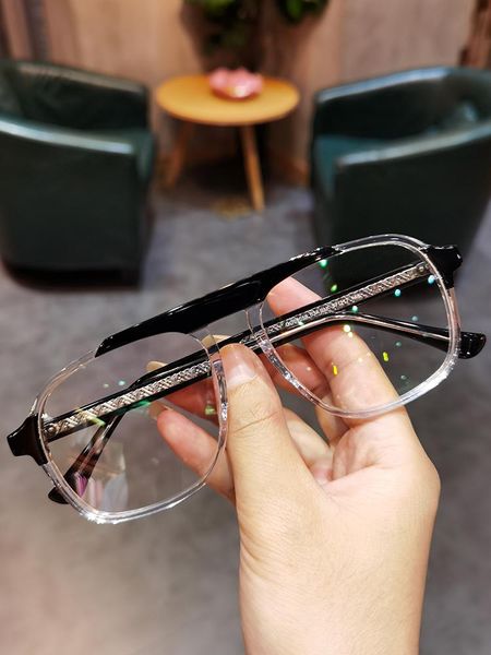fashion sunglasses frames jiandan glasses for men and women trendy personality transparent plate thick myopia, Black
fashion sunglasses frames jiandan glasses for men and women trendy personality transparent plate thick myopia, Black