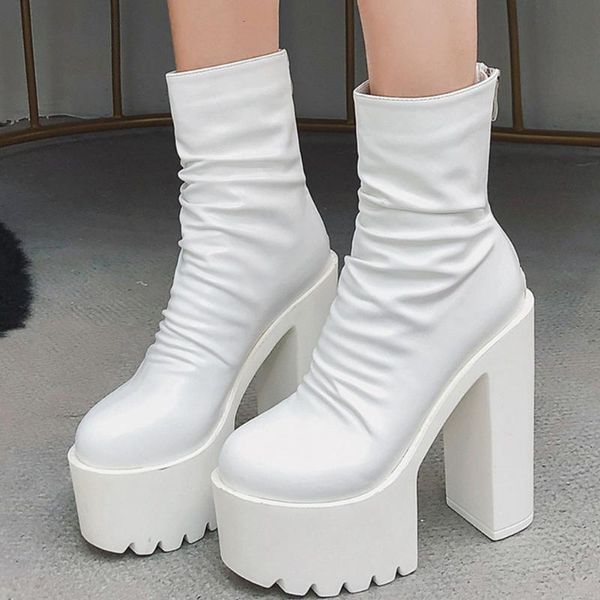 boots doratasia super square high heels autumn winter women shoes pleated thick platform ankle boots1 cezx, Black
boots doratasia super square high heels autumn winter women shoes pleated thick platform ankle boots1 cezx, Black
