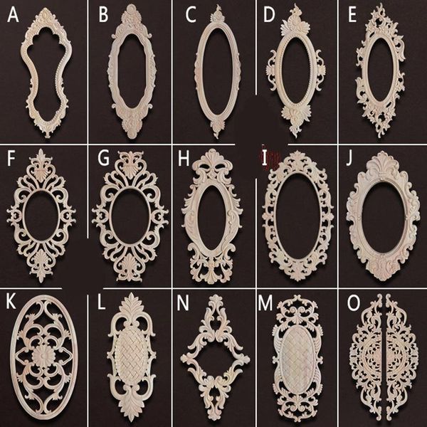 decorative objects & figurines unpainted wood frame carved wave flower onlay decal corner applique home furniture decor po
decorative objects & figurines unpainted wood frame carved wave flower onlay decal corner applique home furniture decor po