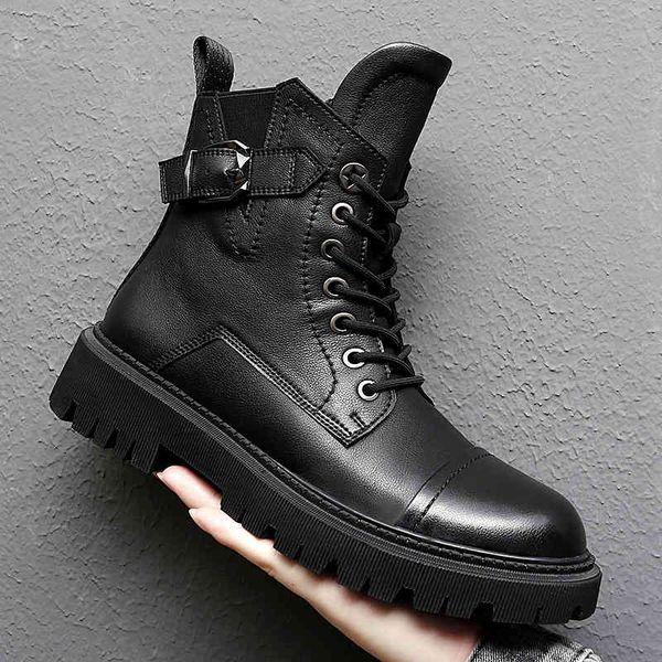 dress shoes men's boots genuine leather autumn winter fashion design luxury motorcycle military zpdb, Black
dress shoes men's boots genuine leather autumn winter fashion design luxury motorcycle military zpdb, Black