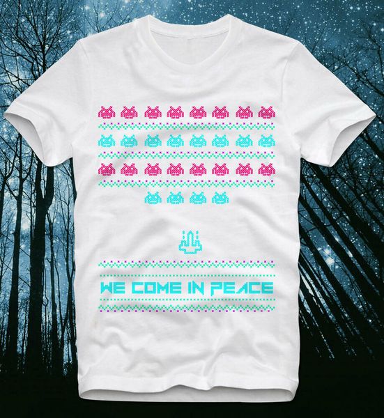 T-Shirt Ugly Christmas Sweater Xmas Merry Game Gamer Cult Space Invaders Retro, White;black
T-Shirt Ugly Christmas Sweater Xmas Merry Game Gamer Cult Space Invaders Retro, White;black