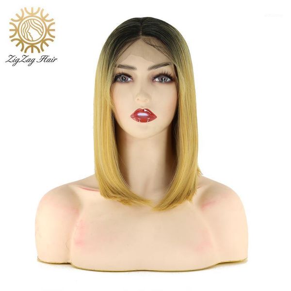 zigzag black ombre golden brown synthetic lace front bob wigs short hair for women with baby glueless middle part1
zigzag black ombre golden brown synthetic lace front bob wigs short hair for women with baby glueless middle part1