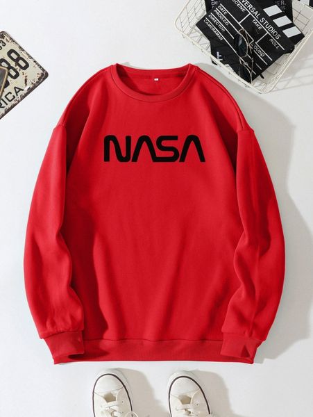 men letter graphic thermal lined sweatshirt n6rz#, Black 
men letter graphic thermal lined sweatshirt n6rz#, Black