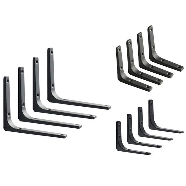 shower curtains 4 pcs iron wall shelf bracket, heavy duty support bracket decorative joint angle black
shower curtains 4 pcs iron wall shelf bracket, heavy duty support bracket decorative joint angle black